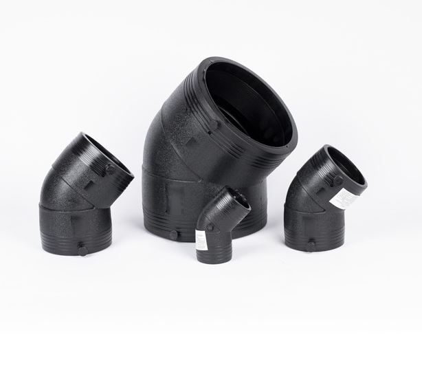 Wie verbessert das Design eines HDPE-Elektrofusions-45-Grad-Bogens die Strömungseffizienz in Flüssigkeits- oder Gasleitungen?